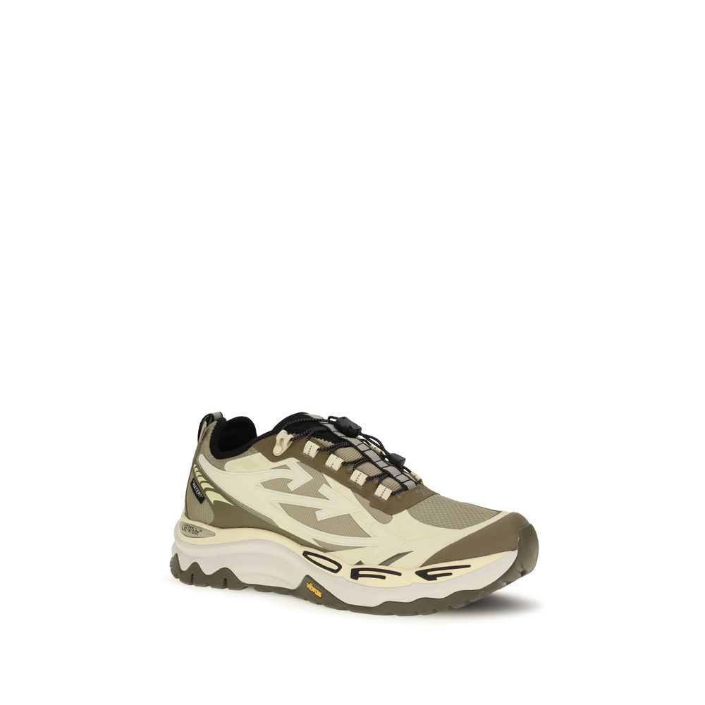 Off-White BRB Trail Low tofævede sneakers i polyester