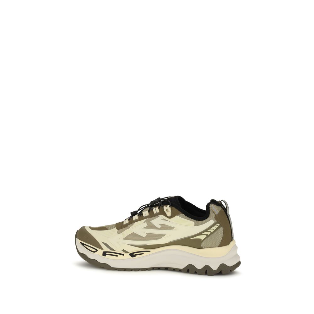 Off-White BRB Trail Low tofævede sneakers i polyester