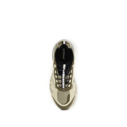 Off-White BRB Trail Low tofævede sneakers i polyester