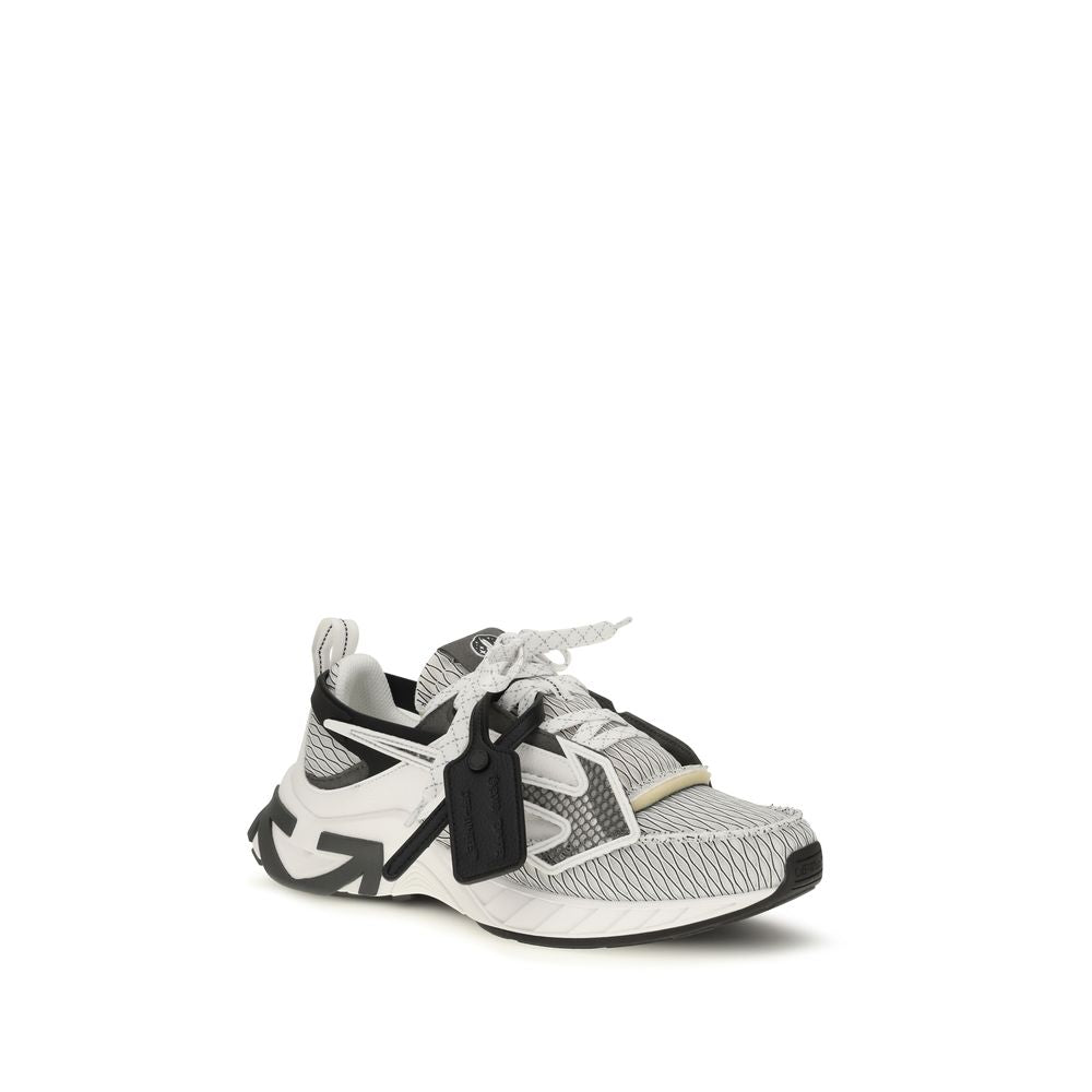 Off-White multifarvede sneakers i tekstil