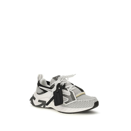 Off-White multifarvede sneakers i tekstil