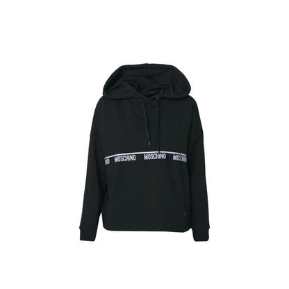 Sort Moschino sweatshirt i bomuld