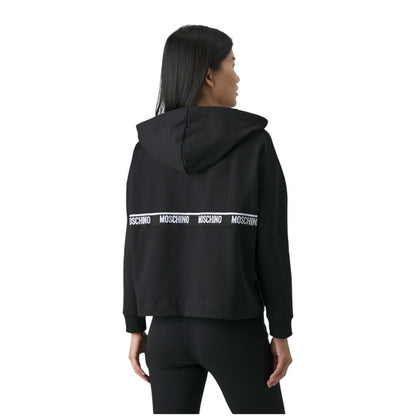 Sort Moschino sweatshirt i bomuld