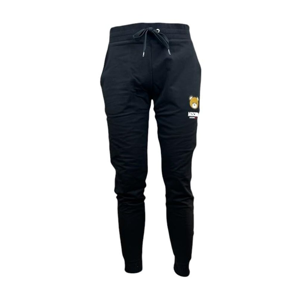 Sorte Moschino joggers i bomuld