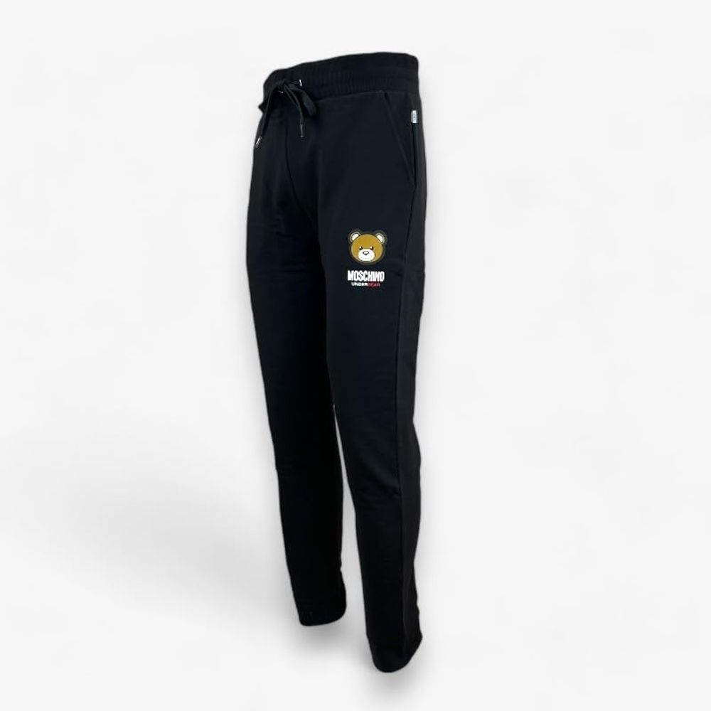 Sorte Moschino joggers i bomuld