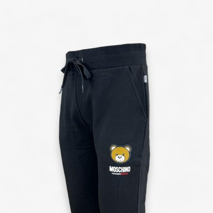 Sorte Moschino joggers i bomuld