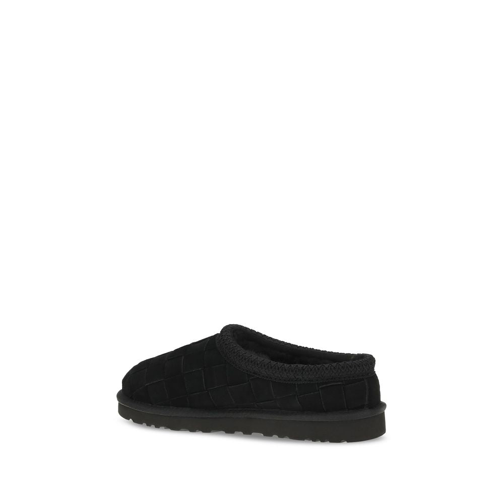 UGG Tasman Woven sorte mules i ruskind