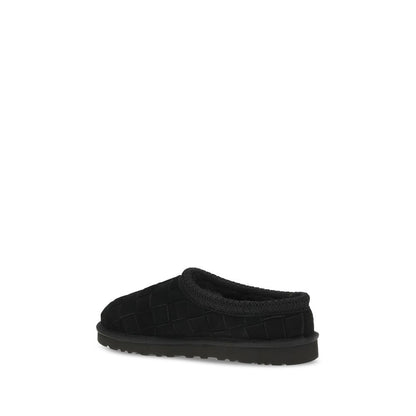 UGG Tasman Woven sorte mules i ruskind