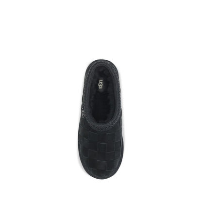 UGG Tasman Woven sorte mules i ruskind