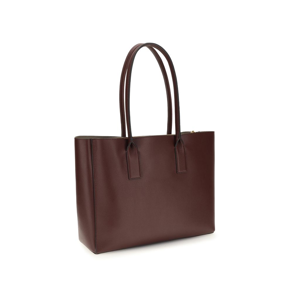 Brun Marc Jacobs The Work Tote Pop J Marc tote-/skuldertaske i kalveskind