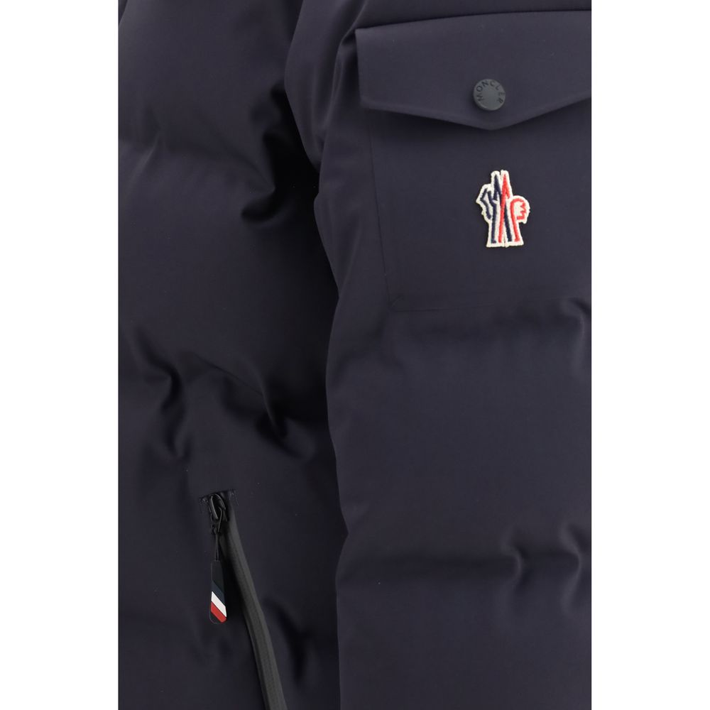 Blå Moncler Grenoble Montgetech skijakke i polyamid