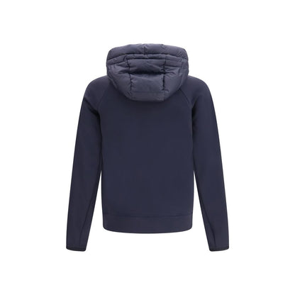 Blå Moncler Grenoble sweatshirt i polyesterblanding