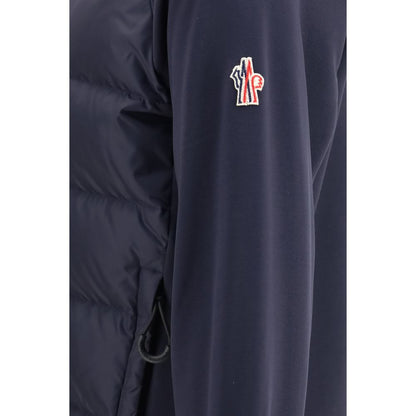Blå Moncler Grenoble sweatshirt i polyesterblanding