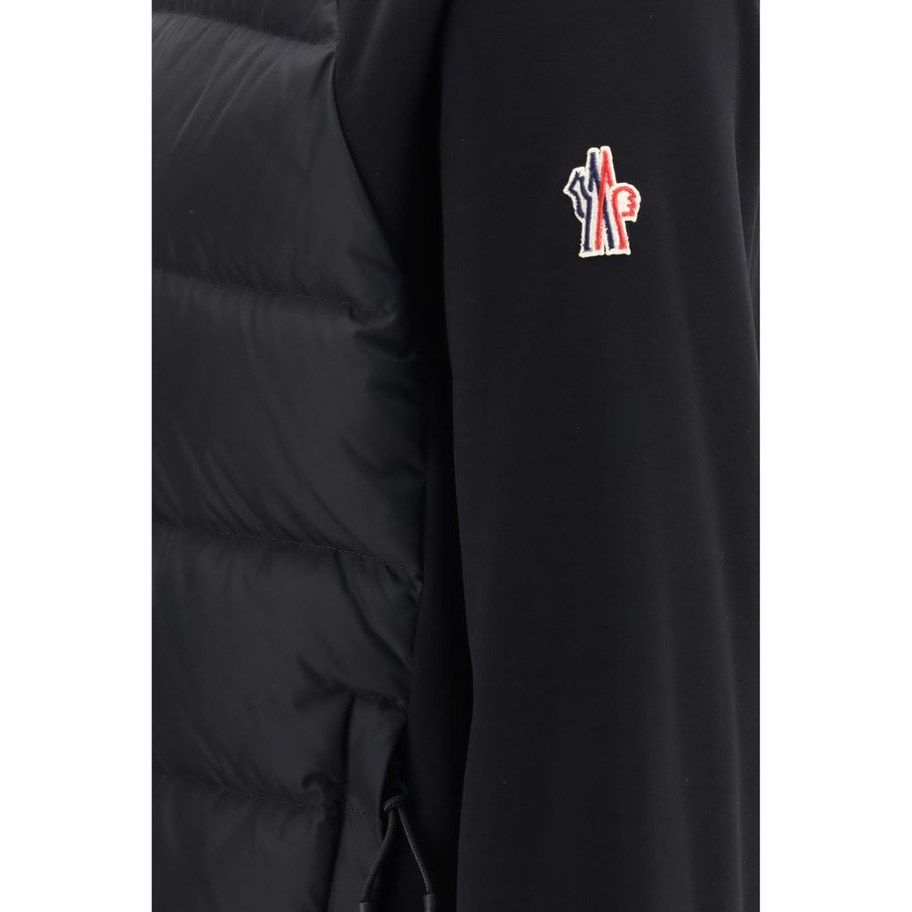 Sort Moncler Grenoble sweatshirt i polyester