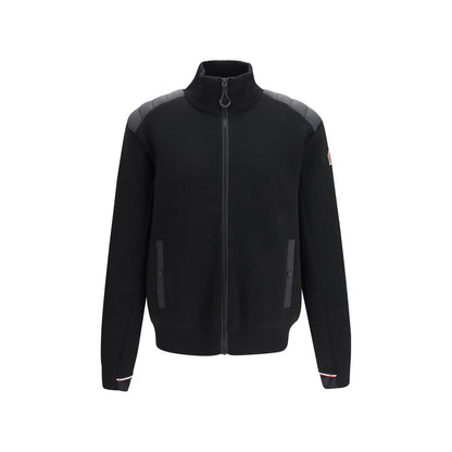 Sort Moncler Grenoble cardigan i uldblanding