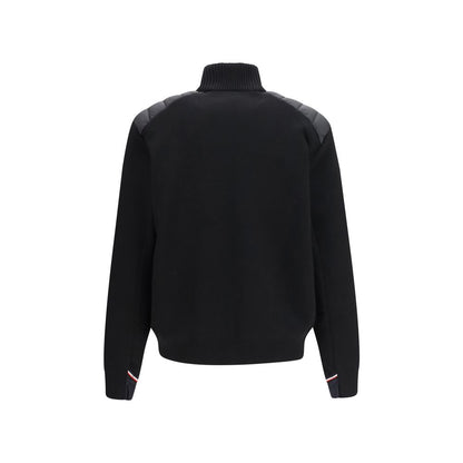 Sort Moncler Grenoble cardigan i uldblanding