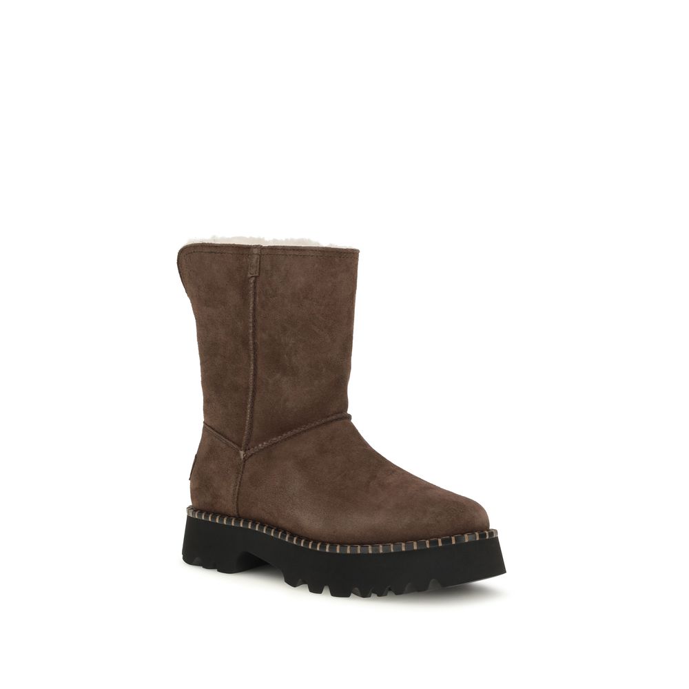 UGG brune flade ruskindsstøvler