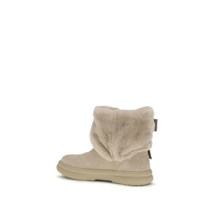 UGG beige ankelstøvler i ruskindslæder