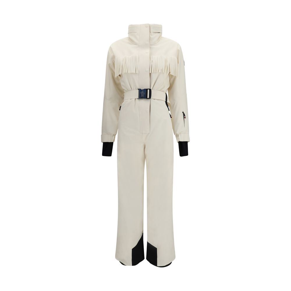 Hvid Moncler Grenoble skidragt i polyester