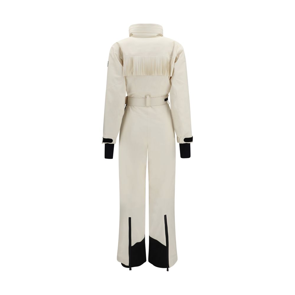 Hvid Moncler Grenoble skidragt i polyester