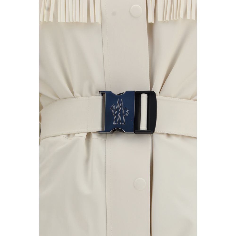 Hvid Moncler Grenoble skidragt i polyester