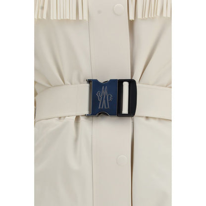 Hvid Moncler Grenoble skidragt i polyester