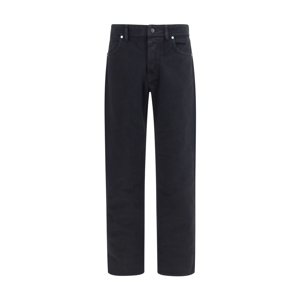 Stone Island sorte bomuldsjeans med lige ben