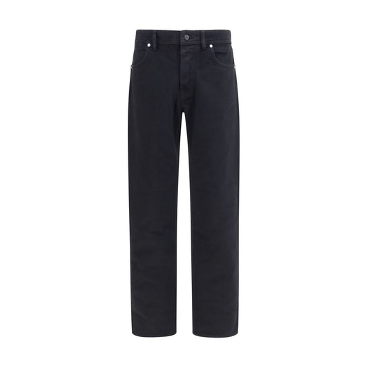 Stone Island sorte bomuldsjeans med lige ben