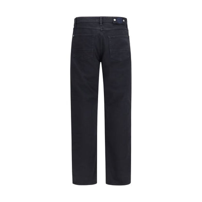 Stone Island sorte bomuldsjeans med lige ben