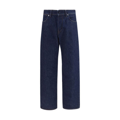 Blå Stone Island jeans i bomuldsdenim