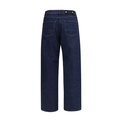 Blå Stone Island jeans i bomuldsdenim