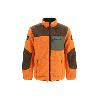 Orange Napapijri Yupik fleece-sweatshirt i polyester