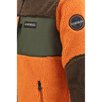 Orange Napapijri Yupik fleece-sweatshirt i polyester