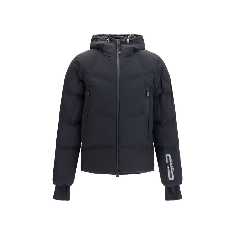 Sort Moncler Grenoble skijakke i polyamid