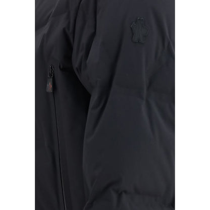 Sort Moncler Grenoble skijakke i polyamid