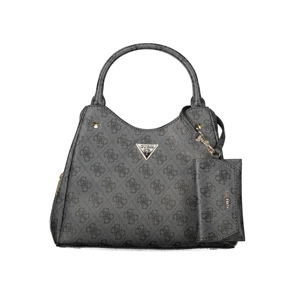 Sort Guess Jeans Lorella Logo Bag i polyurethan