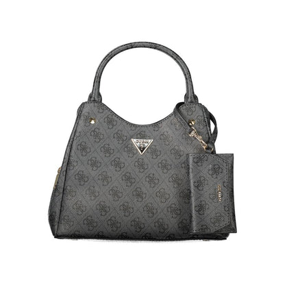 Sort Guess Jeans Lorella Logo Bag i polyurethan
