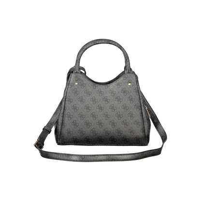 Sort Guess Jeans Lorella Logo Bag i polyurethan