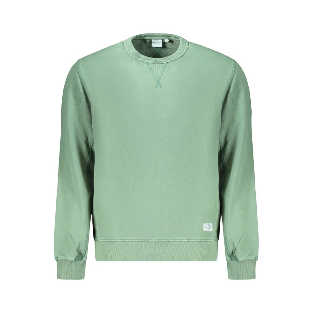 Pepe Jeans Jasper Crew grøn sweatshirt i bomuld til mænd