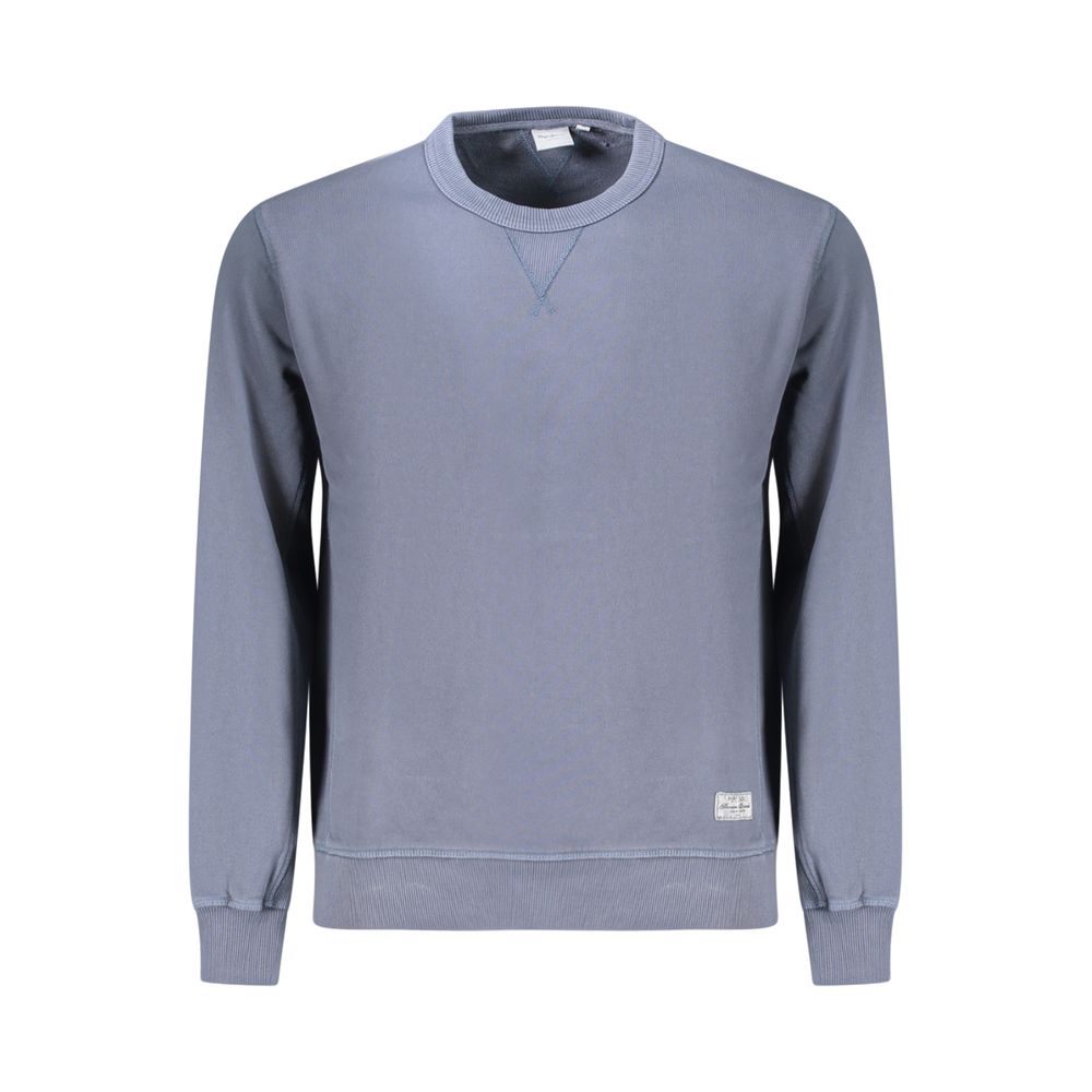 Blå Pepe Jeans Jasper Crew sweatshirt i bomuld