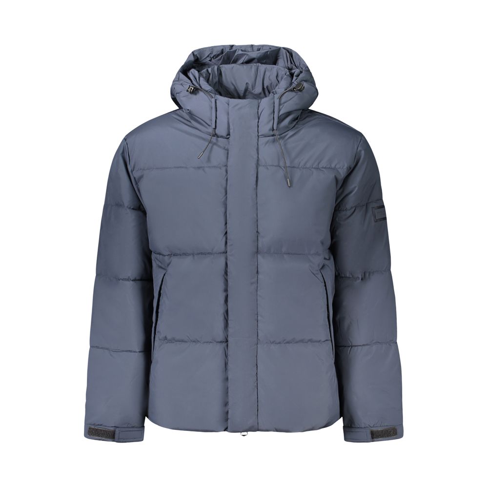 Blå Pepe Jeans dynejakke i polyester