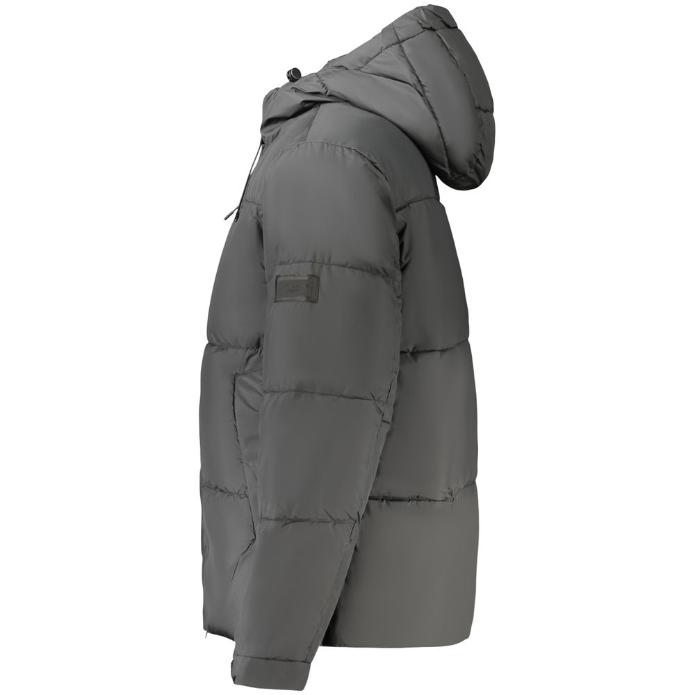 Pepe Jeans sort polyester pufferjakke til herre