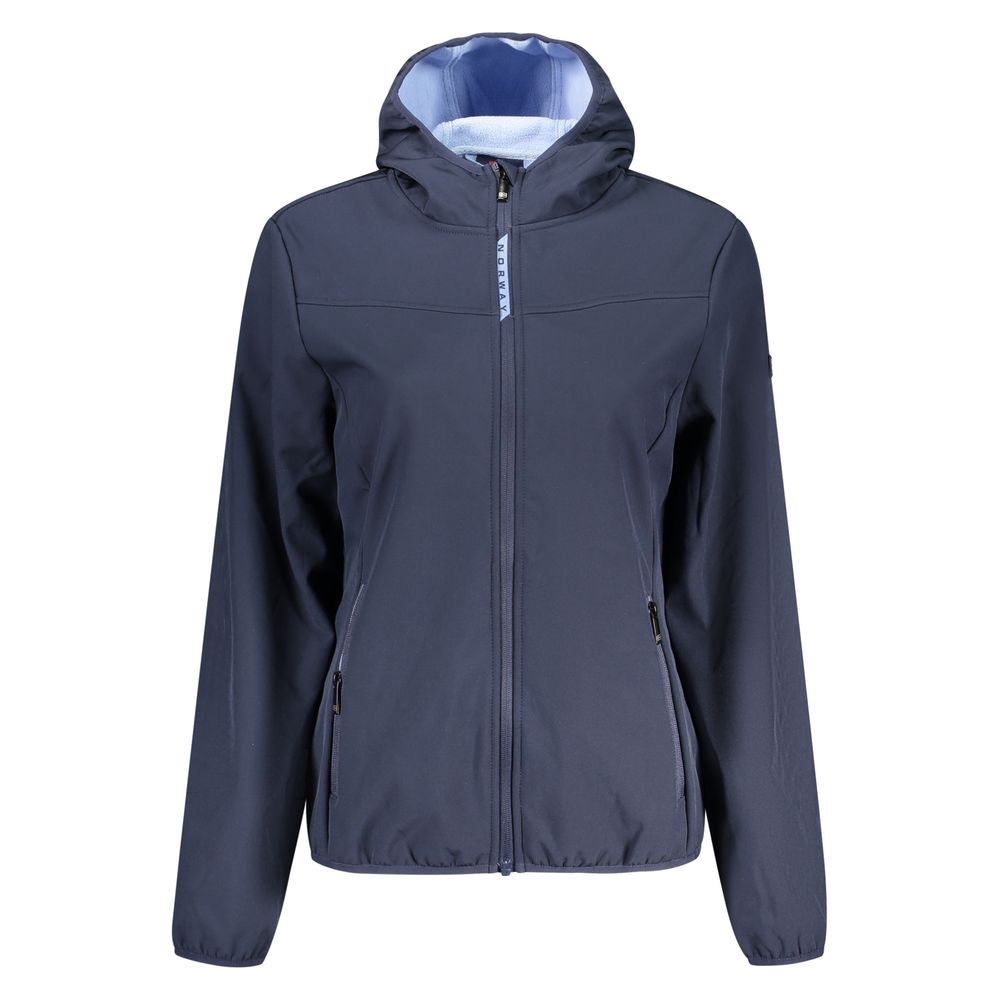 Blå Norway 1963 softshelljakke i polyester til kvinder