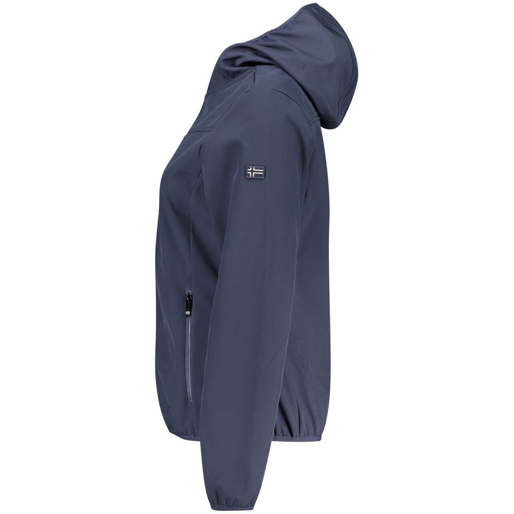 Blå Norway 1963 softshelljakke i polyester til kvinder