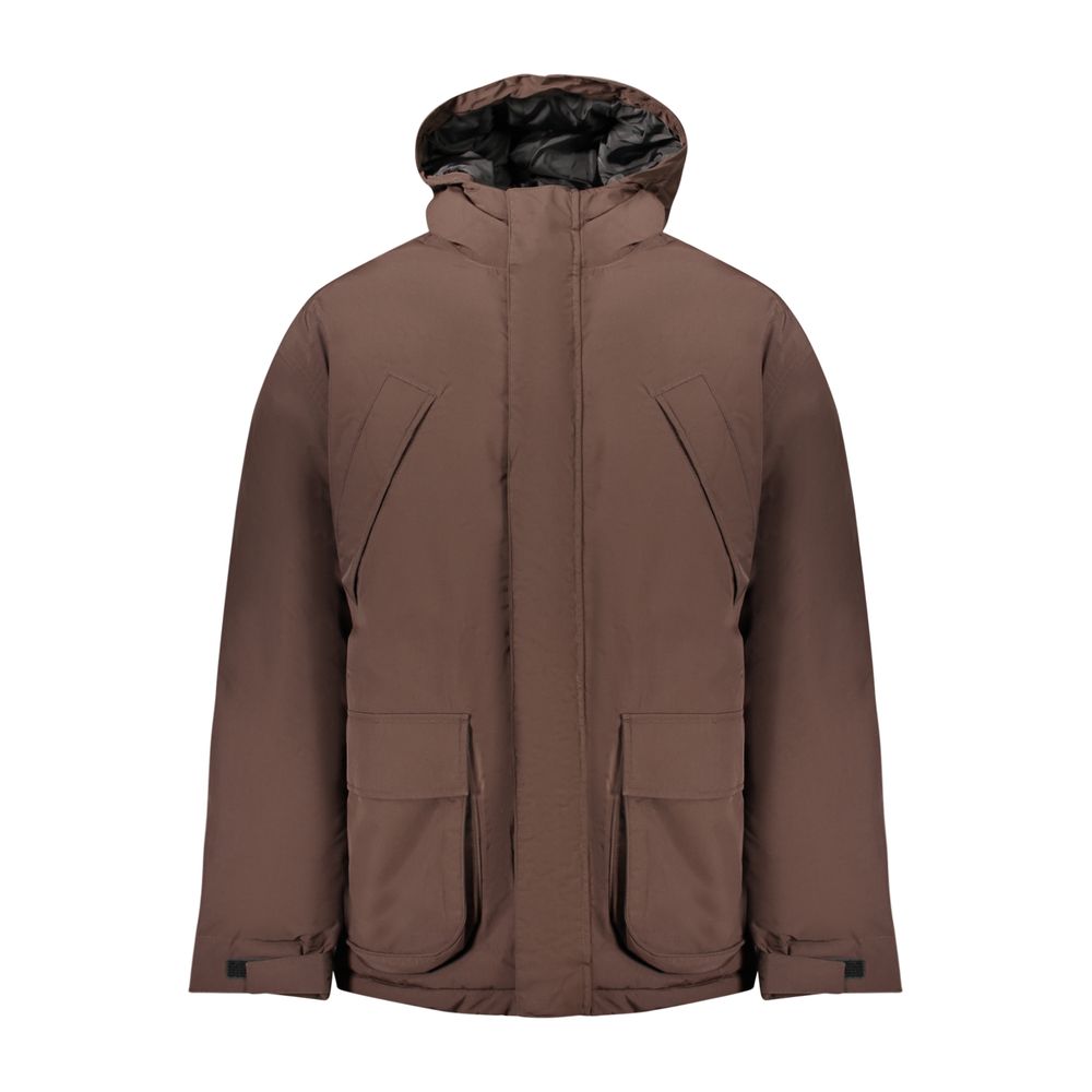 Brun Timberland jakke i polyamid