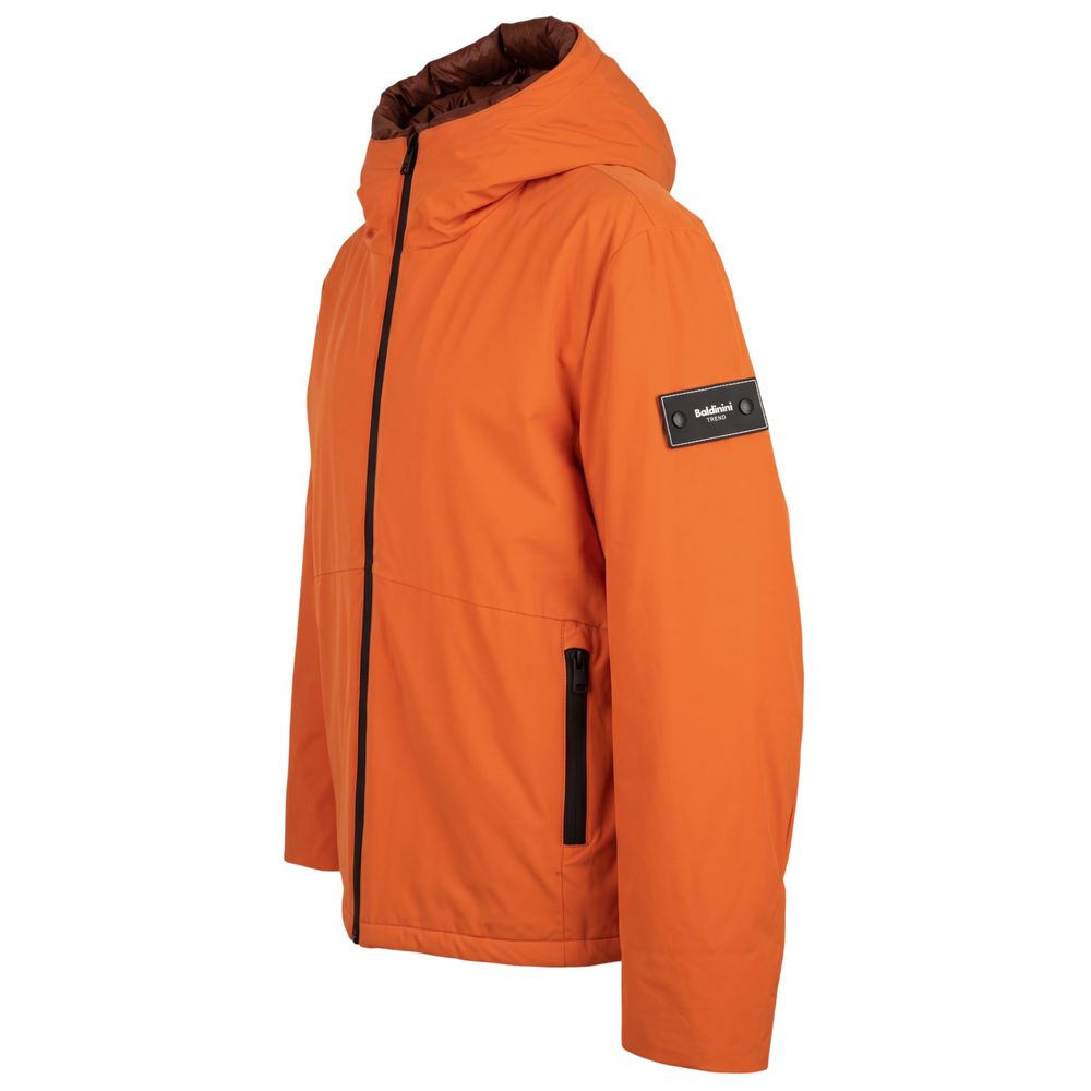 Baldinini Trend Orange Polyester Men Jacket