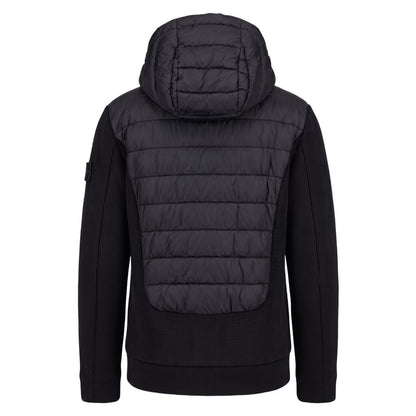 Baldinini Trend Black Polyester Men Jacket
