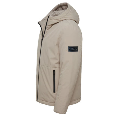 Beige Baldinini Trend polstret herrejakke i polyester