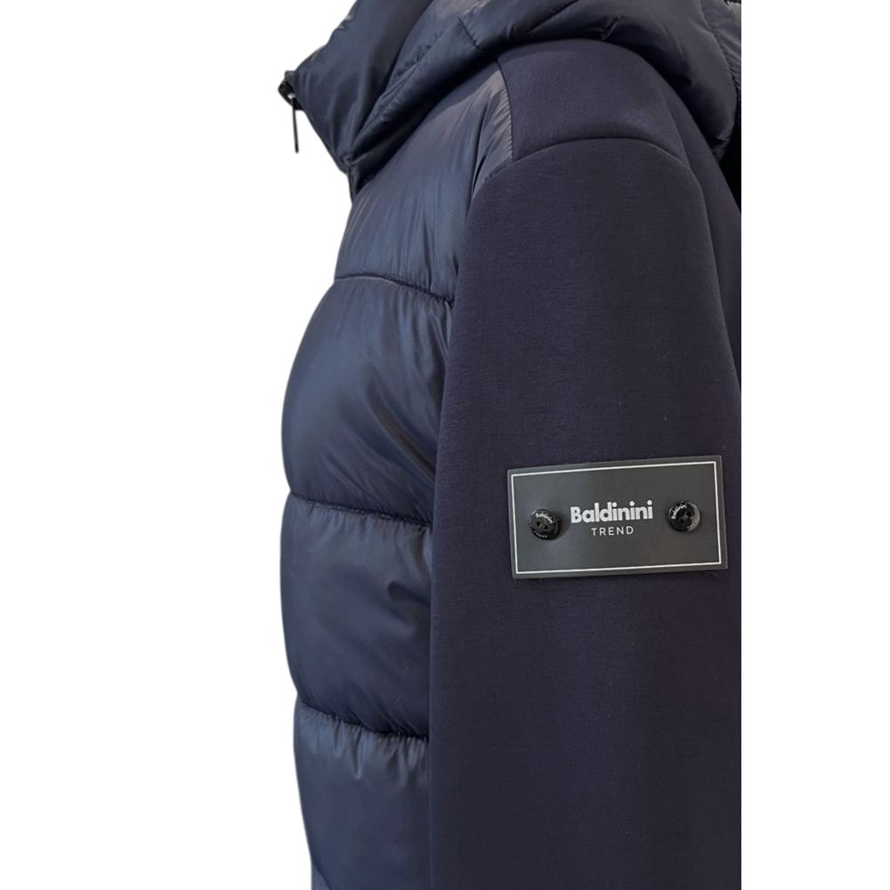 Blå Baldinini Trend jakke i polyester