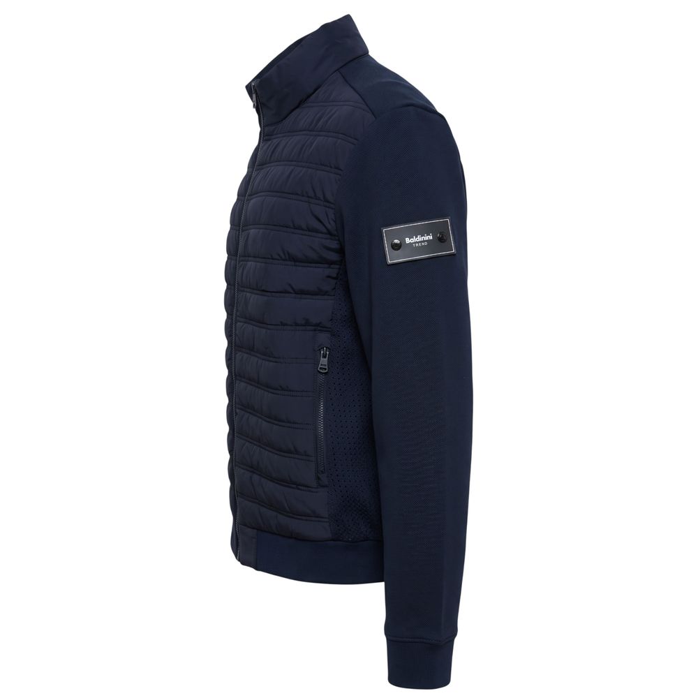 Blå Baldinini Trend jakke i polyester til herre